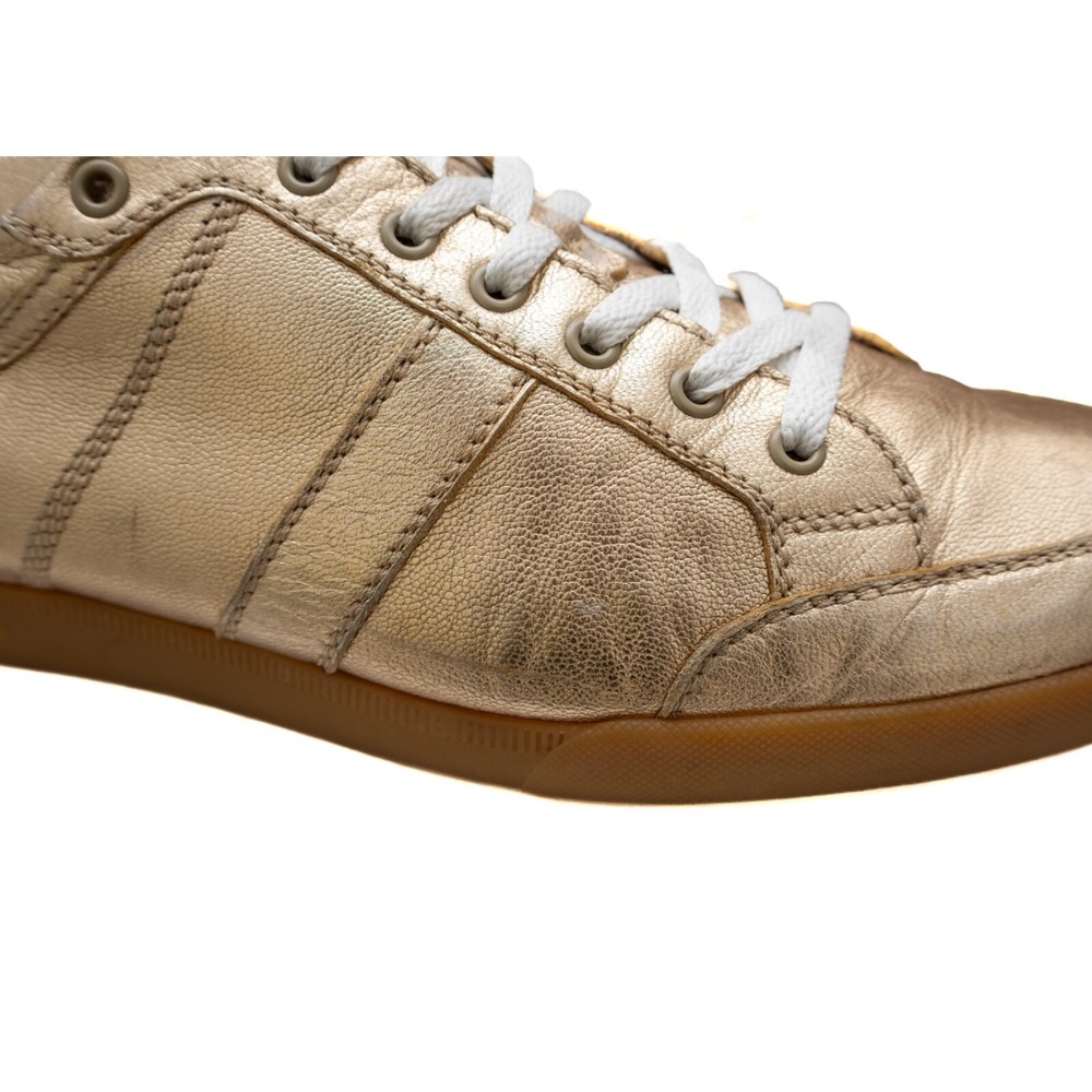 RARE VTG Dior B16 by‎ Hedi Slimane collector Gold Sneaker Size US 10 - Picture 6 of 14